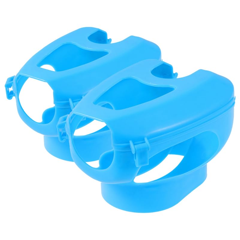 BESTonZON Pigeon Injection Holder 2 Pack Birds Holder Fixed Frame Rack Hollow Out Pigeon Supplies for Medicine Application Easy Install Pet Bird Care