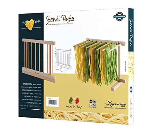 Eppicotispai EP 102 Natural Beechwood Collapsable Pasta Drying Rack