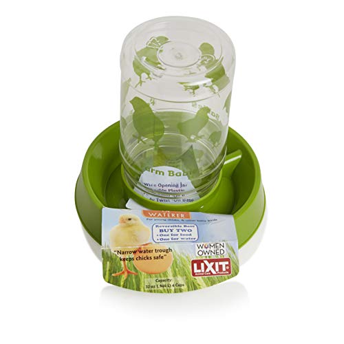 Lixit® Baby Chick Feeder or Waterer - Made in USA (Pack of 1) - size: 32 oz (Pack of 1)
