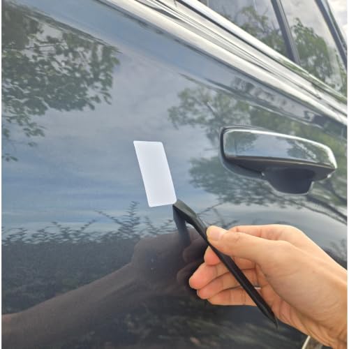 Plastic Scraper Multi-Purpose Scraper Non-Scratch Cleaning Tool Car Detailing kit,Easy to Clean Small and Narrow Spaces and Gaps, Perfect to Remove Labels, Dirt, Cleaning Car Interior Details - color: 3 Different Scrapers