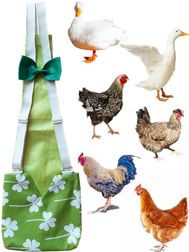 3 Pcs Large Chicken Diapers for Hens (L) - Duck Diapers for Real Ducks - size: For Approx. 2.5-3.5 lbs