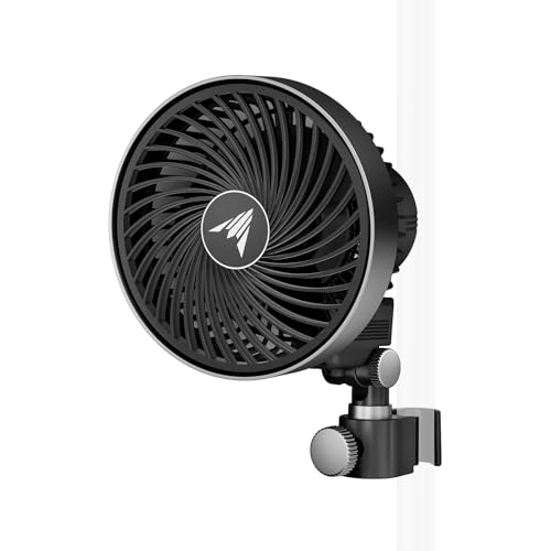 AC Infinity CLOUDRAY S4 Ultra Compact Grow Tent Fan 4 Inch Precision | Precision 10 Dynamic Wind Speeds, 10-Level Oscillation, IP-54 Weatherproof, High-Velocity Air Circulation for Grow Tents - size: 4", Auto Oscillation