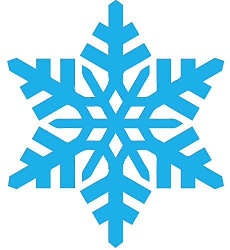 Infusion Round Teacher Stamp, Holiday, 3/4'' Self-Inking Rubber Stamp - Snowflake - Sky Blue Ink - color: Snowflake