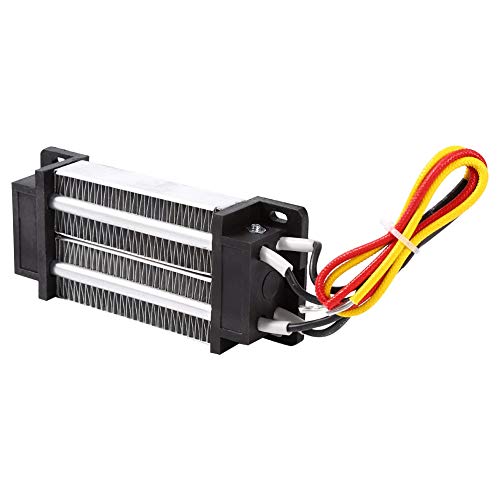 12V PTC Air Heater Ceramic Air Heater Heating 200W DC 12V Electric Insulated Ceramic Thermostatic High Power Heater