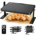 Chick Brooder Heating Plate with 86–194℉ Adjustable Temp, 12H Timer, Adjustable Height & Angle, 200W Rapid Heating Brooder Heater with Remote, 16"x12" Fits 30 Chicks, Ideal for Ducklings, Quail
