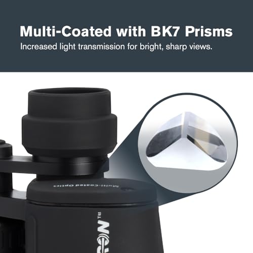 Celestron Cometron 7x50mm Astronomy Binoculars | Wide-Field Astronomy Binocular, Porro Prism, Multi-Coated Optics, Comfortable Handheld, Tripod Adaptable, Carrying Case