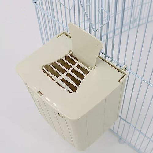Mipcase 3 Pcs Bird Breeding Box Plastic Bird Nesting Box Hanging Hut for Parrots Finches Cockatiels Garden Yard Porch Home 5.11 X 5.11 X 3.93 in
