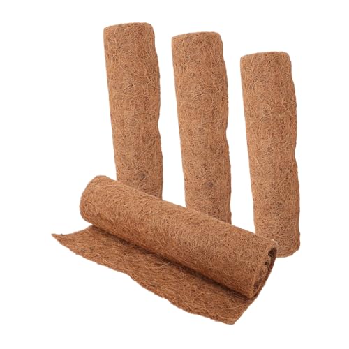 MERRYHAPY 4Pcs Reusable Coconut Coir Chicken Nest Pads Nonslip Bedding Mats for Chicken Coop Comfortable Nesting Box Liners Easy to Clean Chicken Bedding Thickness