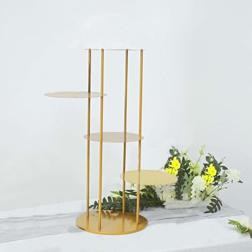 Efavormart 2 Sets of Large Metallic Gold Bird Cage Wedding Centerpiece Table Party Decor All Occasions - 9",13" Tall - color: Gold, size: 5-Tier 30" Bird Cage