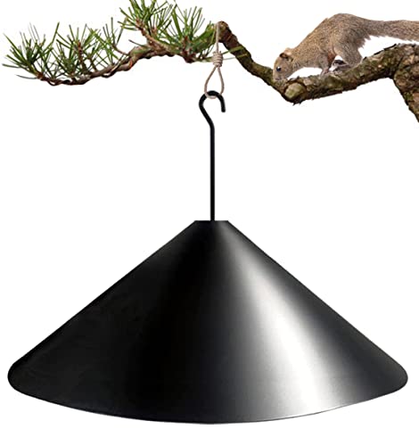 19 in PP Squirrel Baffle for Pole Bird Feeders, Hang Mount, 1pcs | Raccoon and Squirrel Guard Stopper for Shepherd Hooks - style: Hanging Mount 1pcs