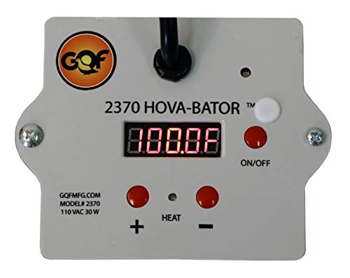 2370 - Electronic Thermostat Hova-Bator Incubator (Optional Egg Turner) (1611 Automatic Egg Turner w/ 6 Universal Egg Racks)