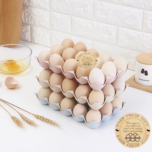 500 Pcs Farm Fresh Eggs Labels Unwashed Fresh Eggs Packaging Stickers Poultry Farmers Quail Egg Producers Stickers for Farmers Market Homestead Fresh Chicken & Quail Egg (Cowhide Paper Unwashed Eggs) - color: Cowhide Paper Unwashed Eggs