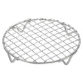 uxcell Round Cooking Rack 5.9 Inch Dia Stainless Steel Wire Cooling Steamer Rack for Baking Canning Cooking Roasting Cooling Grilling Drying, Silver - size: 5.9 Inch