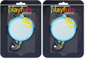 Prevue Hendryx Birdie Basics 2 Sided Mirror with Bell Bird Toy, 6 x 3 (60422) (Pack of 2) - size: 6" x 3" (Pack of 2)