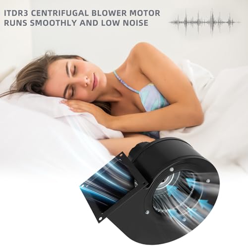 Criditpid 1TDR3 4C447 Centrifugal Blower Fan Motor Replacement for Englander 25-PDV, 55-SHP22, 55-TRP22 Pellet Stove Blower.