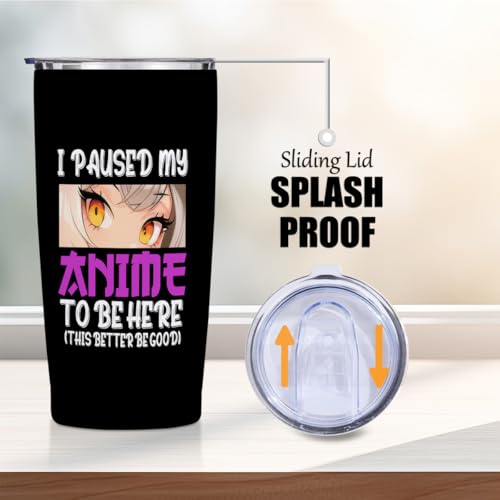 Jztco Anime Gifts Anime Merch 20 oz Tumbler Animes Stuff Manga Coffee Mug | Funny Insulated Tumblers Thermal Cup for Sports Travel Birthday Japanese Gifts for Anime Lovers Fans Women Men Girls - color: Multi 1300