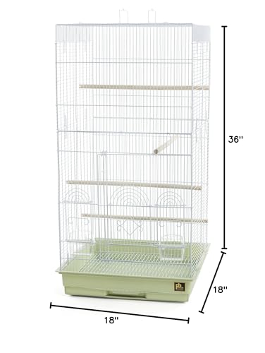 Prevue Pet Products SPECONO1818H-SG Tall Tiel Cage, Sage Green - color: Sage Green