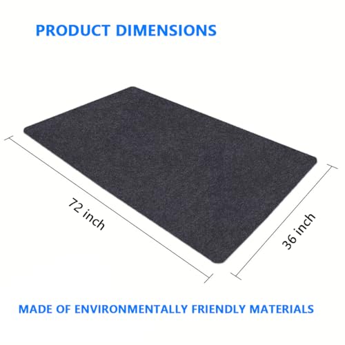 Chicken Coop Mat，Under Chicken House Mat——Absorbent Mat，Backing Prevents Liquid and Chicken Manure Penetration,Soft Material, Non-Slip Backing，Washable,Keeps Chicken House Floors Clean (36" x 72") - size: 72.0"L x 36.0"W x 0.2"H