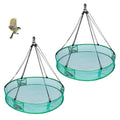 2Pcs Bird Seed Catcher for Outdoor Feeders, Bird Feeder Trays to Catch Seed, Upgraded Version Can Prevent Strong Winds. (20 inches) - style: 20 inches
