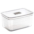 BINO | Produce Saver - 23.7 Cup/5.6L | Fridge Storage Containers for Fruits and Vegetables | Vegetable Storage with Adjustable Air Vent, Removable Basket | BPA-Free Fridge Organizers and Storage - size: 23.7 Cup