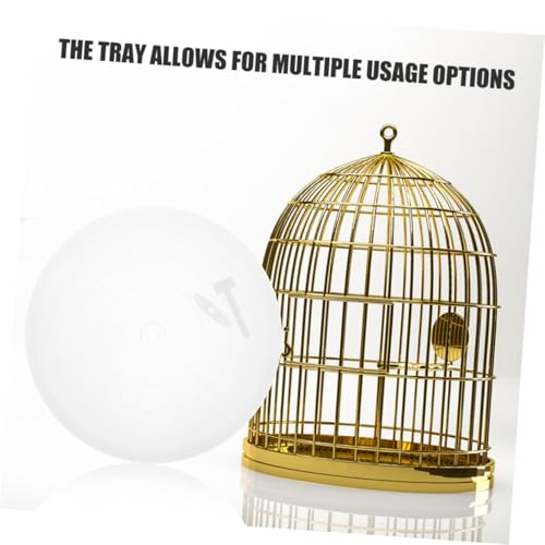 Small Bird Litter Tray Replacement Parakeet Cage Bottom Tray Plastic Bird Litter Holder