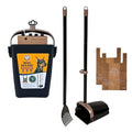 Arm & Hammer Dog Pooper Scooper Swivel Bin & Rake, Poop Scoop for Dogs, Black (2 Heavy Duty Scented Waste Bags Included) - size: One Size, style: Swivel and Rake Scooper