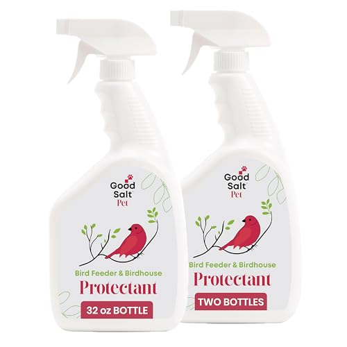 Bird Feeder & Bird House Spray to Reduce Buildup Between Cleanings, 2-Pack | Protectant, Extend Time Between Cleanings, Long Lasting Protection, Safe for All Birds, For Use After Cleaning, Non-Toxic - size: 32 Fl Oz (Pack of 2)