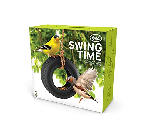 Genuine Fred Swing TIME Tire Swing Bird Feeder - 5132177