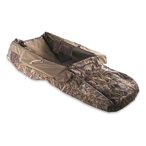 Guide Gear Layout Ground Blind, Camo Tent for Waterfowl, Duck, Turkey Hunting