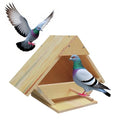 Mourning Dove Bird House - Outdoor Solid Wood Nesting Box with Predator Guard for Backyard, Garden, Patio | Handmade, Weather Resistant, Easy Mount - size: 1 Pack