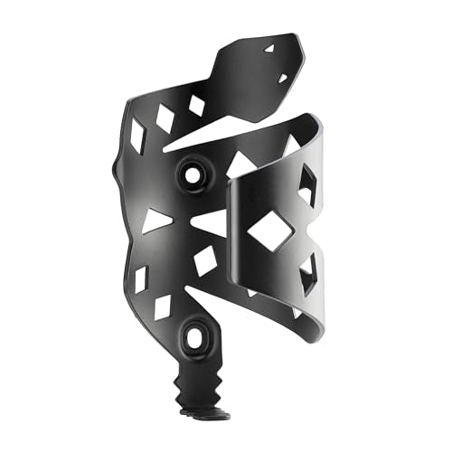 Portland Design Works Water Bottle Cage - Lightweight Water Bottle Holder For Bikes, RATTLESNEK KEJ, Black - Left Opening - style: RATTLESNEK KEJ - Black - Left Opening