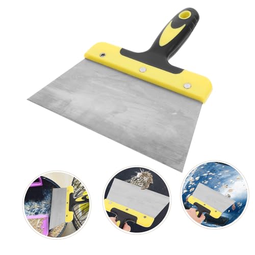POPETPOP Bird Dropping Scraper Ergonomic Metal Cleaning Tool for Easy Bird Poop Removal from Cages and Surfaces for Parrot Owners and Bird Enthusiasts