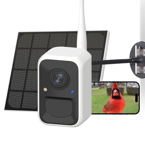 NETVUE by Birdfy Upgraded Smart Bird Feeder Camera, Solar Powered, Auto Bird Video Capture, Instant Notifications, AI Identify 6000+ Species