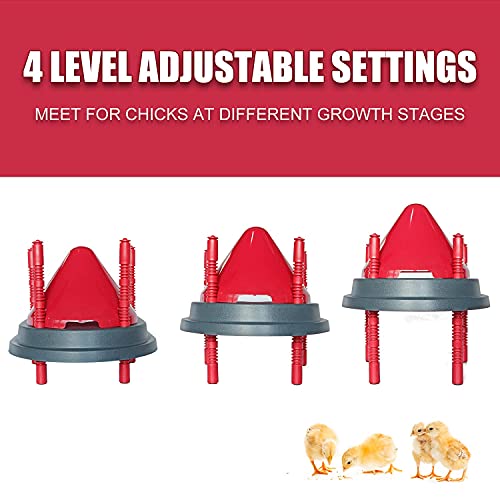 Chick Duckling Brooder Heating Plate- Chicken Coop Brooder Heater Like Mother Hen,Safer Than Brooder Lamps Heater -Warm Up to 15 Chick,Ducklings(Chick Brooder Heating Plate)