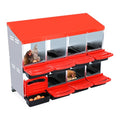 Chicken Nesting Box, 8 Compartment Roll Away Eggs Laying Boxes, Hen Nest Boxes, Cleanable Pull Out Hen Roosting Boxes - size: 8 Compartments