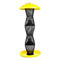 Perky-Pet YB5F00340 Yellow & Black Finch Tube Wild Bird Feeder