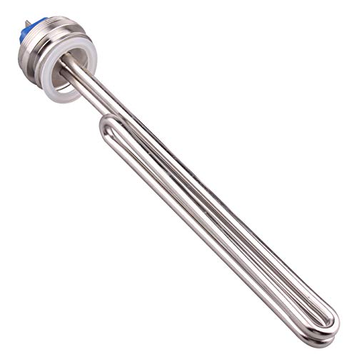 DERNORD 1.5" Inch (OD50.5mm) Tri-clamp Foldback Heating Element Stainless Steel Immersion Water Heater (240v 4500w) - size: 240V 4500W