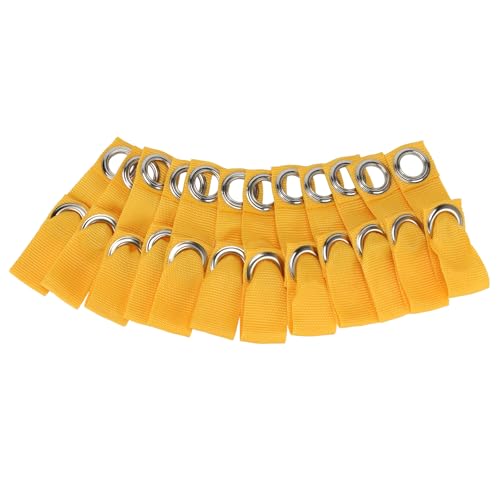 Yellow Tie Cord Hitches, Leash for Game Fowl, Chicken Strap for Poultry, Egg Homestead Strap Tie Cord, Leash for Game Fowl Birds Calsas para Gallos Hitch, Chicken Supplies Accessories (24)