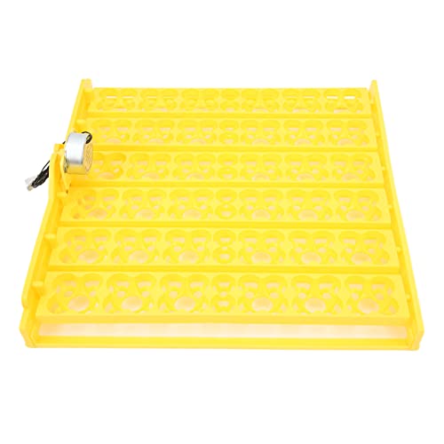Akozon 156pcs Fully Automatic Egg Incubator Tray Durable Plastic Egg Turner for Chicken, Duck, and Quail (110V)