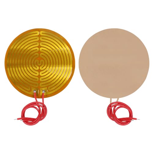 6pcs Film Heater Plate Adhesive Pad 12V 13W 70mm PI Heating Elements Film Strip Heater Adhesive Polyimide Heater Plate - size: 70mmx70mm