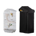 Small Black Good Night Blackout Bird Cage Cover(18 x 14 x 40inch) | Durable Breathable Washable Material, for Birdcage with Roof Top, Create Quiet Environmente, Cage is not Included - size: 18"L x 14"W x 40"H