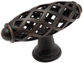 Cosmas 25 Pack 1749ORB Oil Rubbed Bronze Birdcage Knob 2-1/4 Inch Long | Filigree Design | Kitchen, Bathroom & Dresser Hardware