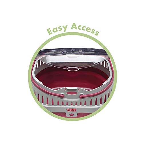 Living World – Pet Carrier for Small Pets, Large