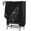 Universal Bird Cage Cover Black Good Night Blackout Birdcage Cover | Durable Breathable Washable Material, Create Quiet Environmente
