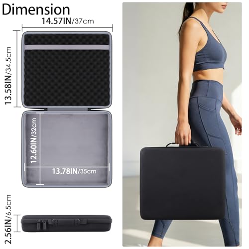 co2CREA Hard Carrying Case for GE Smart Scale, Compatible with CS10G/CS10H | Shockproof, Water-Resistant EVA Storage Bag with Handle for Travel and Home Organization
