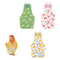 Bird Diaper Flight Suit, 3-Packs Lightweight Reusable Washable Elastic-Straps Parrot Clothes for Peony/Monk Parakeet, Prevents Poop Leaks & Feather Pecking (Bow+Lemon+Cherry, M) - color: Bow+Lemon+Cherry, size: M