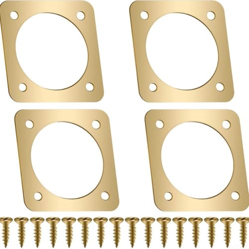 Birdhouse Hole Protectors For 1-1/4" And 1-1/8", for heavy-duty Metal for PREDATOR Guard For Eastern Houses – Weather Resistant Shield Reduces for NEST Destruction, Protects Chicks – 4 Pack(11/8Inch)