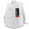 Gruv Gear Travel Laptop Backpack, 20L Silver Tech Backpack with Modular Storage Shelves, Dual Access Pockets & TSA-Friendly Design, Compact Carry-On Backpack for Work, Travel & Everyday Carry - color: Silver/Blue