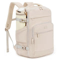 30L Travel Backpack for Women & Men: Flight Approved Carry On Backpack, TSA Personal Item Bag with Water Bottle Pocket, Weekender Essentials Backpacks fits 15.6" Laptop - Beige - color: Beige, size: Large