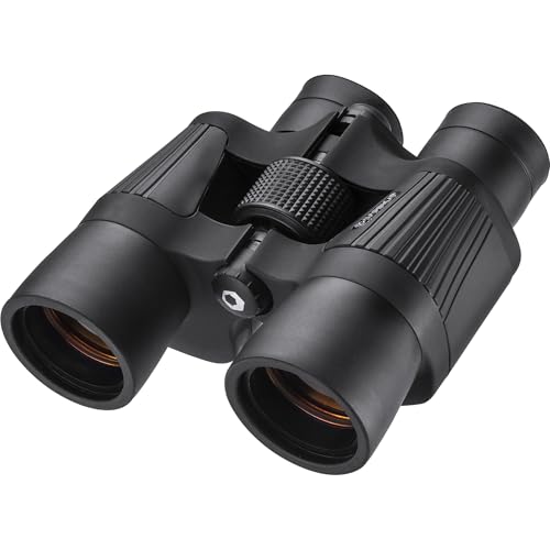 Barska 8x42mm X-Trail Binoculars – Compact High Power, Ruby Multi-Coated Optics, 42mm Lens, Rubber Grip, Center Focus, for Bird Watching & Hunting